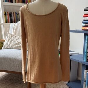 Banana Republic Camel Long Sleeve Top
